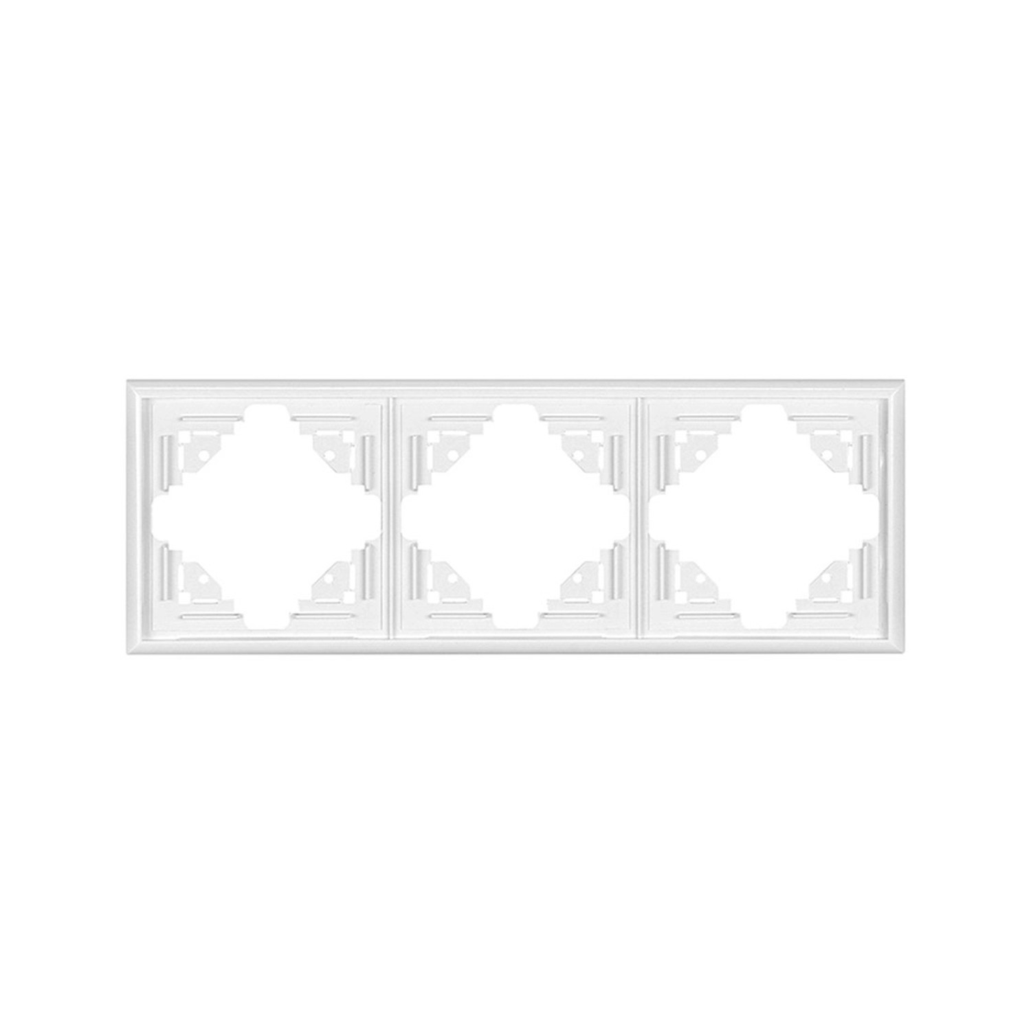 Ramka Luna potrójna biała