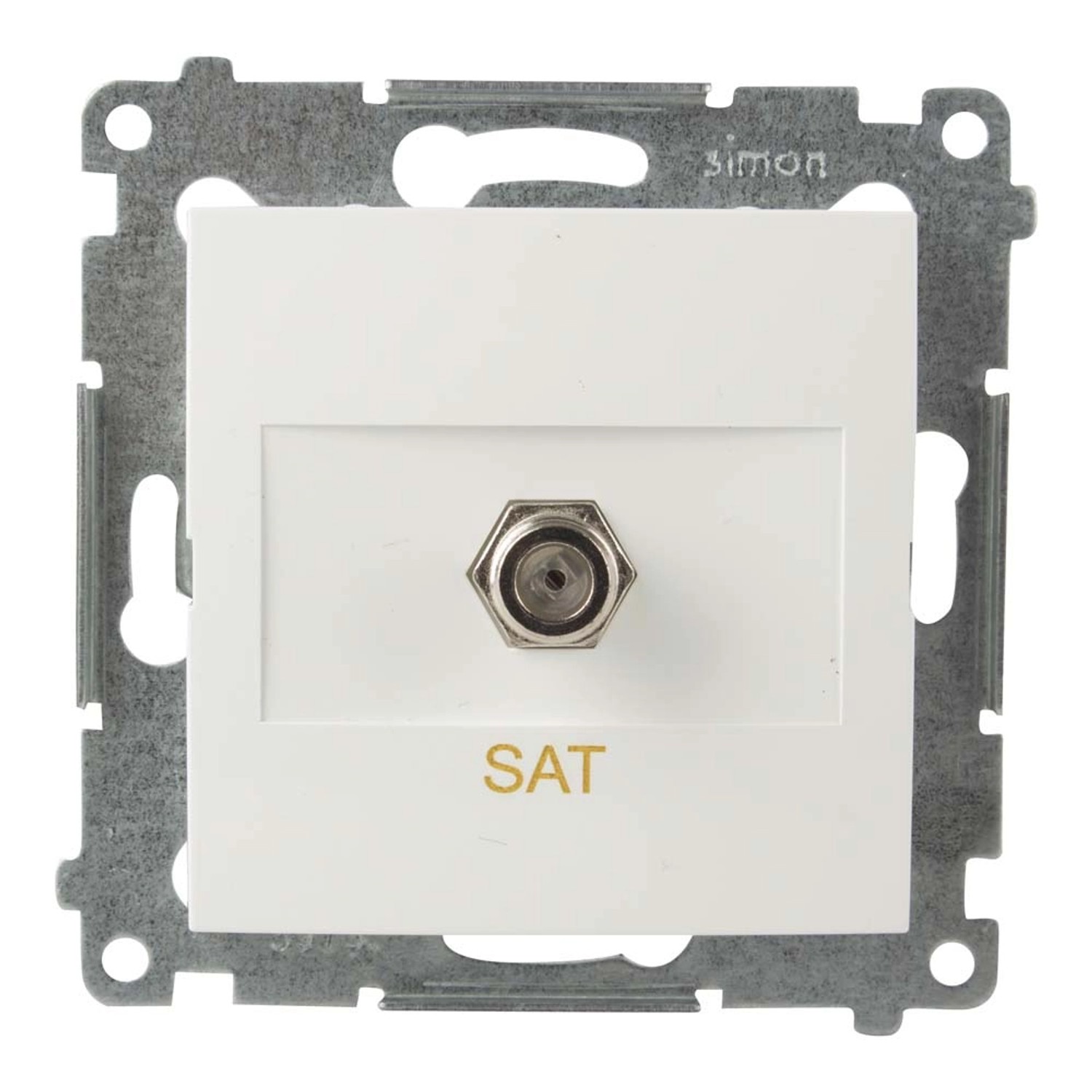 Simon Gniazdo Simon 54 SAT białe