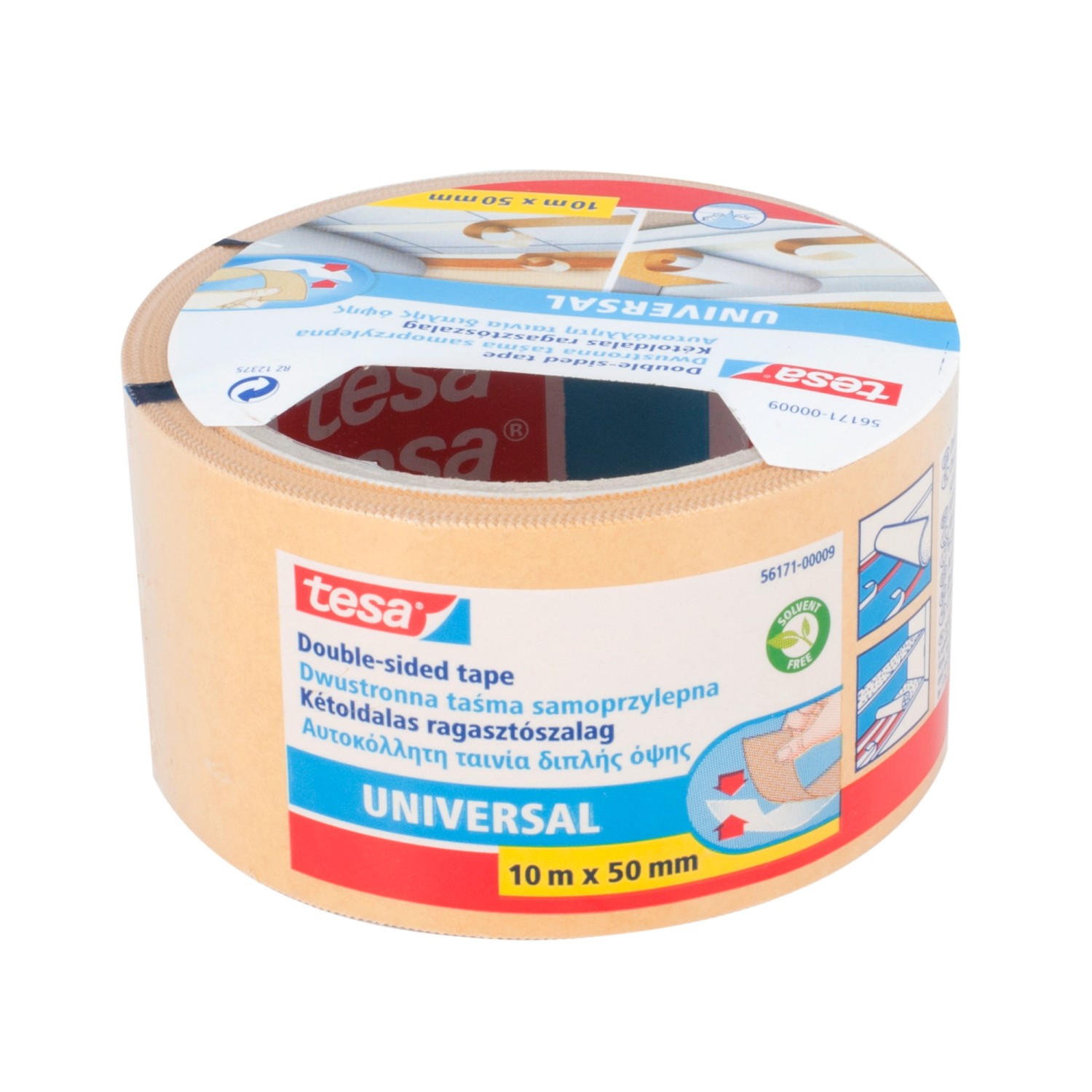 Tesa Taśma dwustronna Universal 10 m x 50 mm