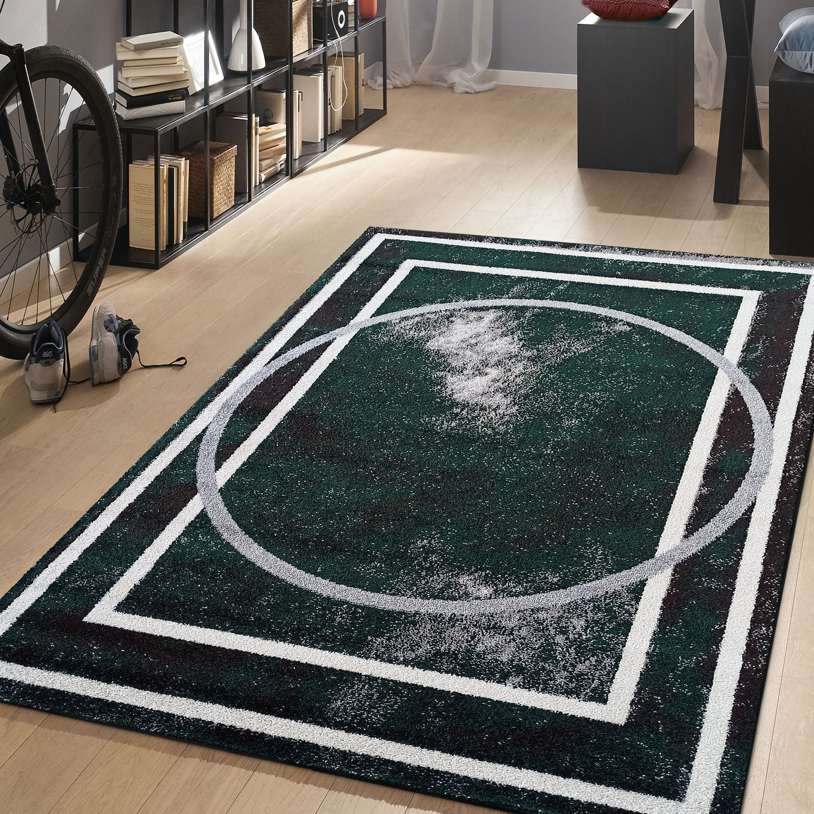 Dywan nowoczesny KOLORADO 07 szaro- zielony