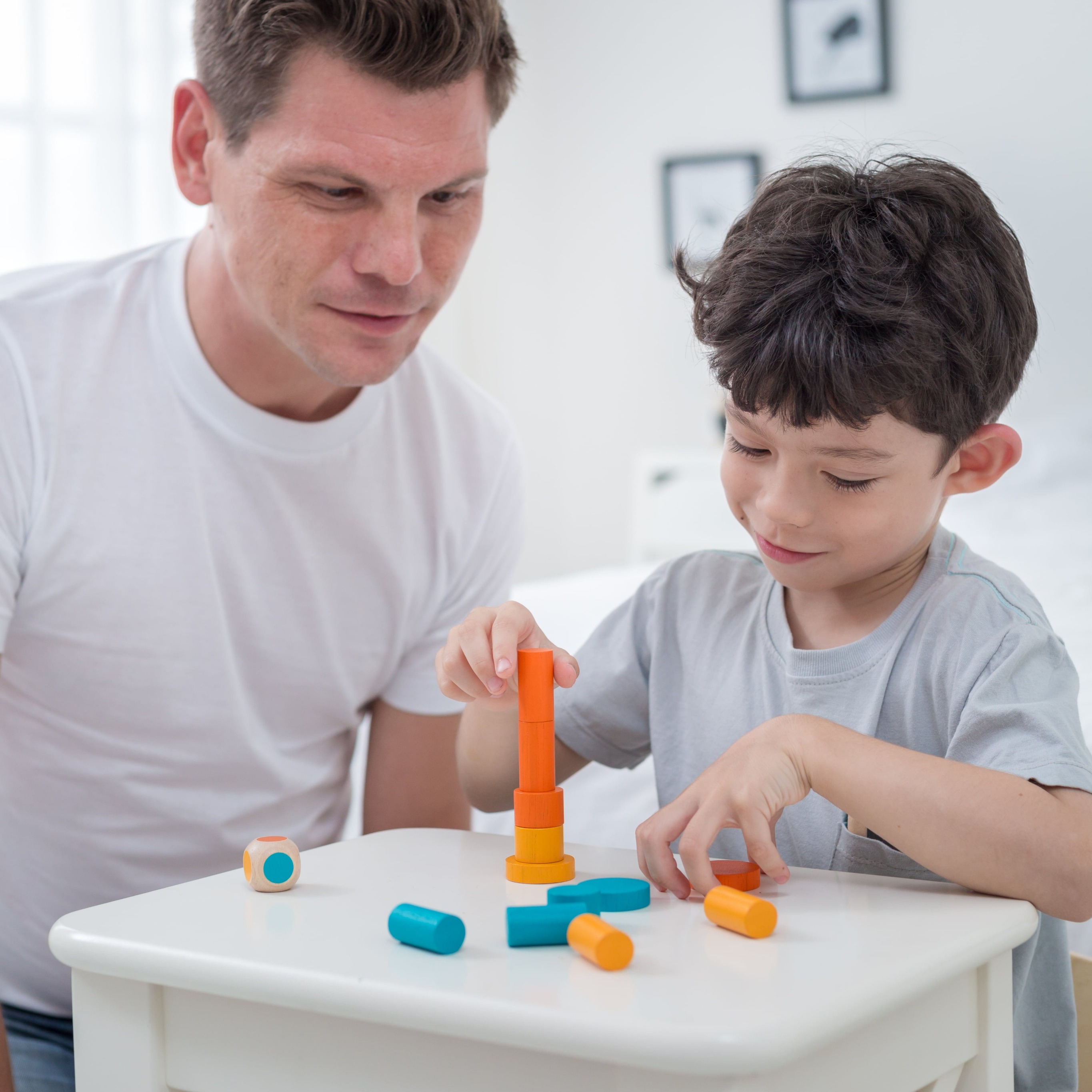 Plan Toys, Mini Gra w Metalowym pudełku - Balansująca wieża