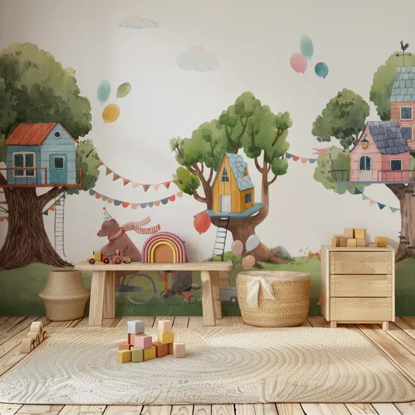 Fototapeta dla dzieci Domek na drzewie - 200