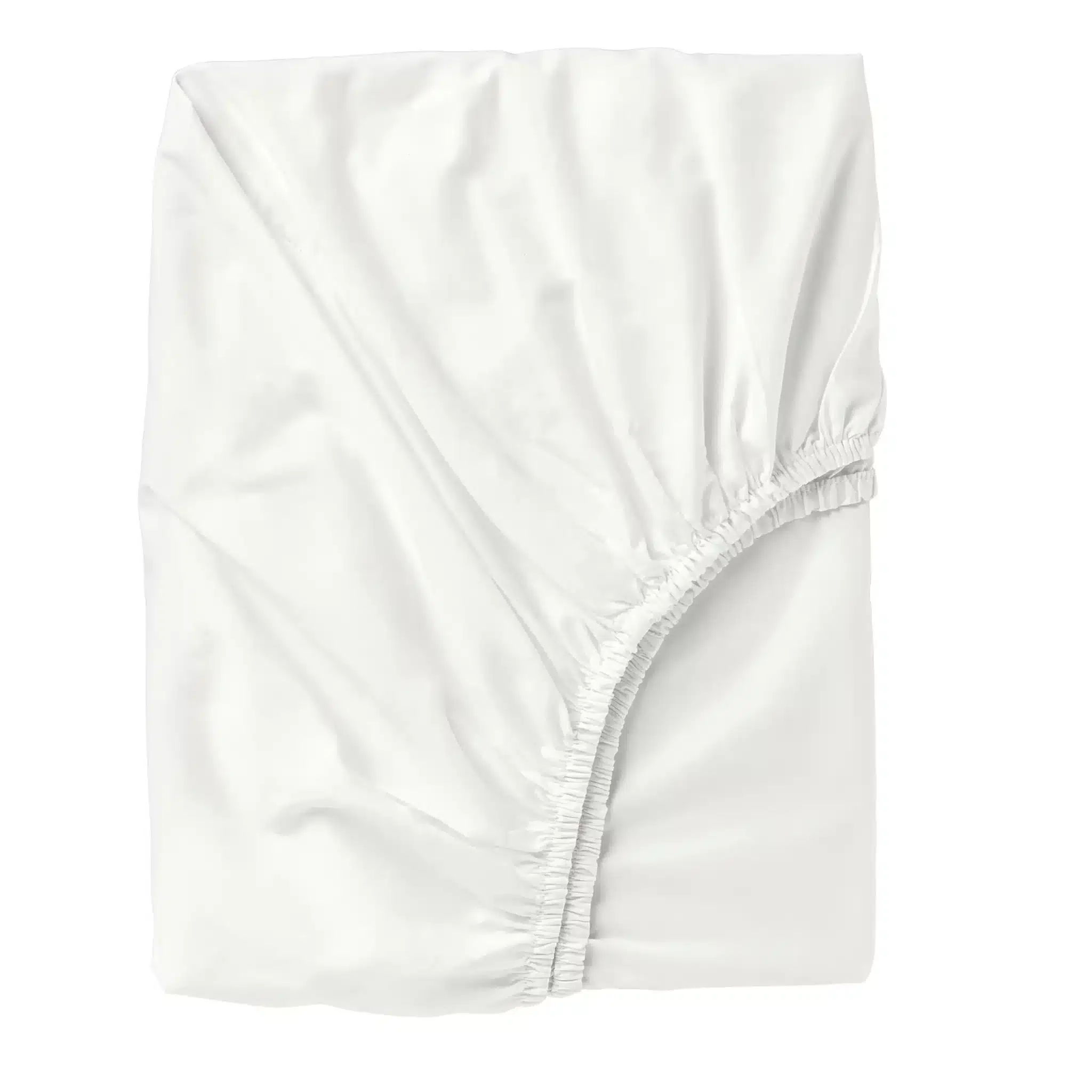 Prześcieradło z gumką do łóżeczka białe - 80x40