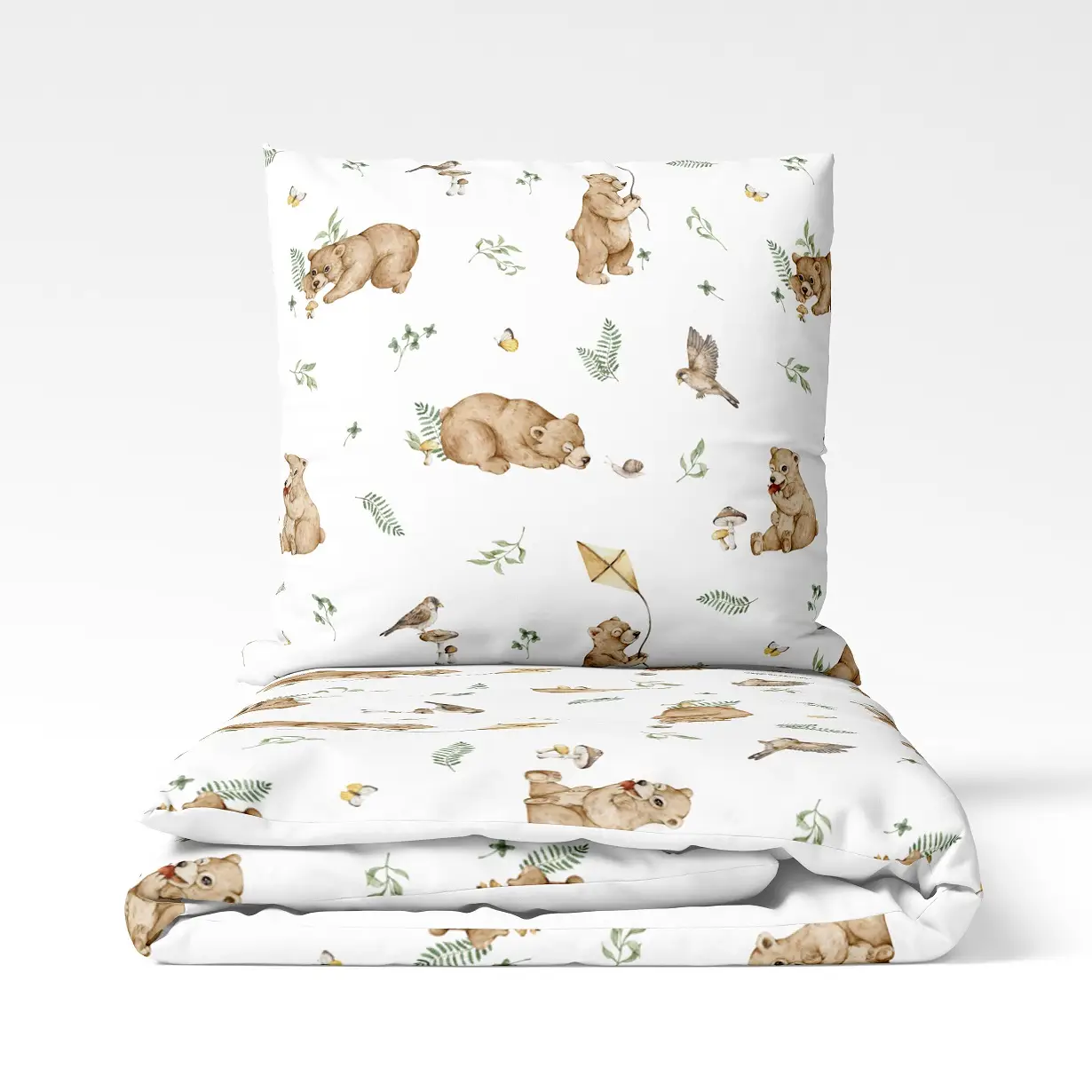 Komplet pościeli Misie - 120x90 + poduszka 40x60 - Tak