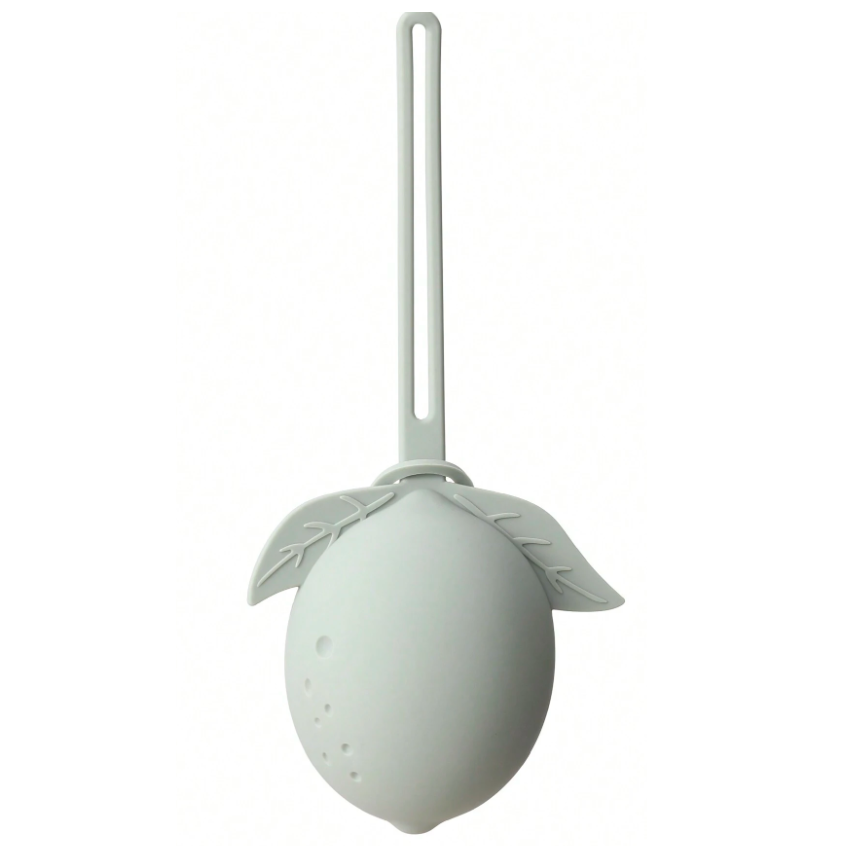 Silikonowy pojemnik na smoczek dla dziecka w kształcie cytryny zielony SN