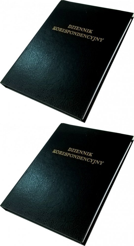 2x Dziennik korespondencyjny Barbara, A4, 192k, czarny