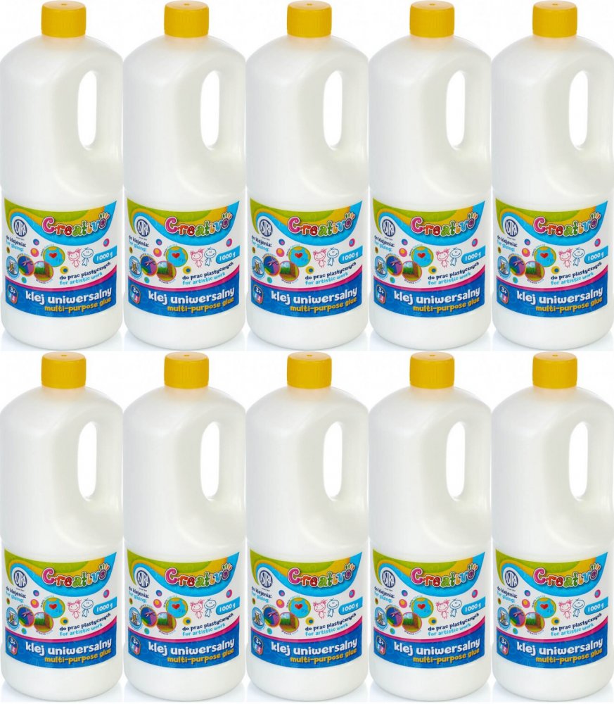 10x Klej uniwersalny w płynie Astra Creativo, 1000ml