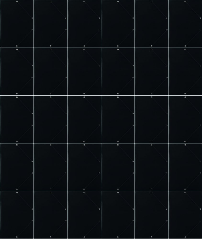 100x Teczka kartonowa z narożną gumką Donau, A4, 3-skrzydłowa, 400g/m2, czarny