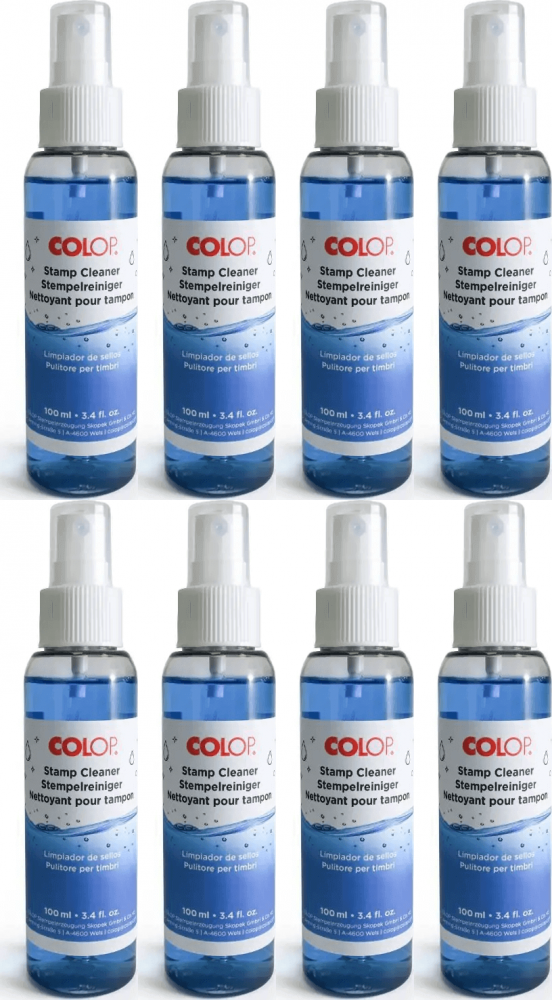 8x Płyn do czyszczenia stempli i pieczątek Colop Stamp Cleaner, 100ml