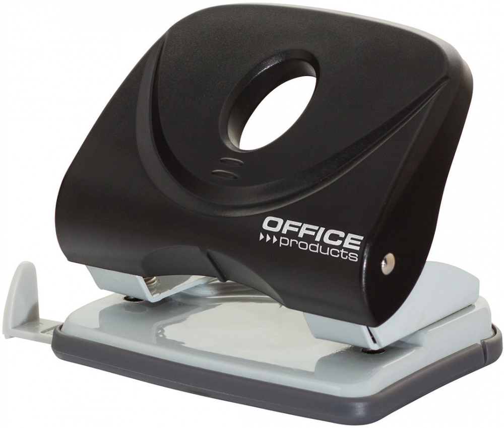 Dziurkacz Office Products, do 30 kartek, czarny