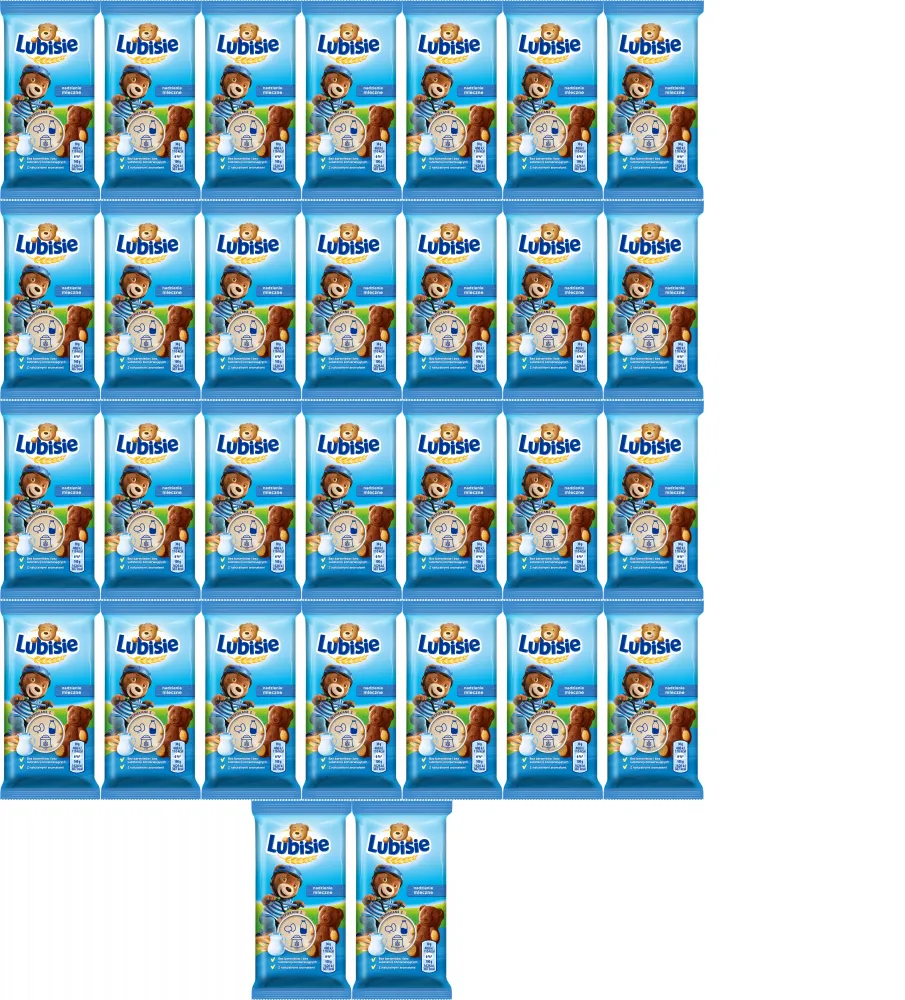 48x Ciastko biszkoptowe Lu Petitki Lubisie, mleczny, 30g