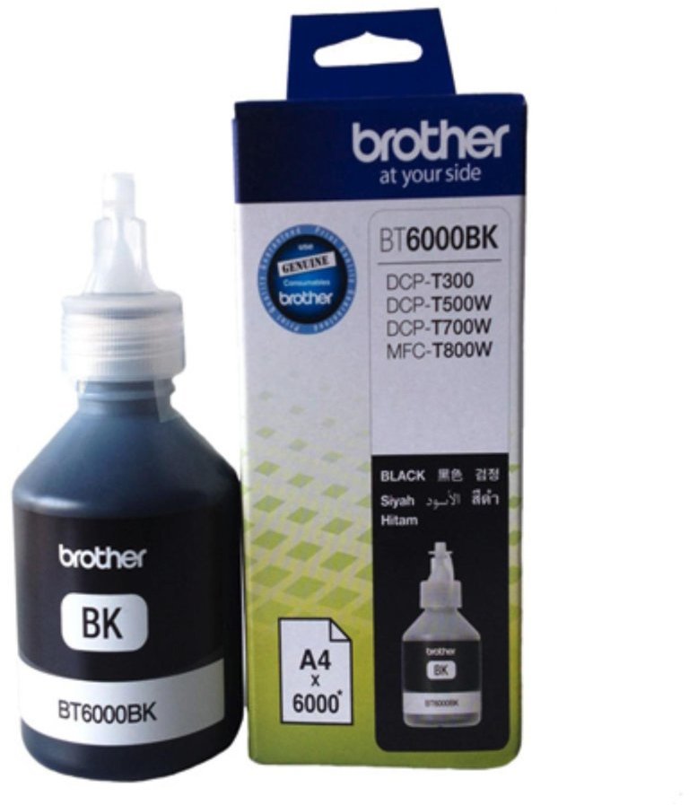 Tusz Brother (BT6000BK), 6000 stron, black (czarny)