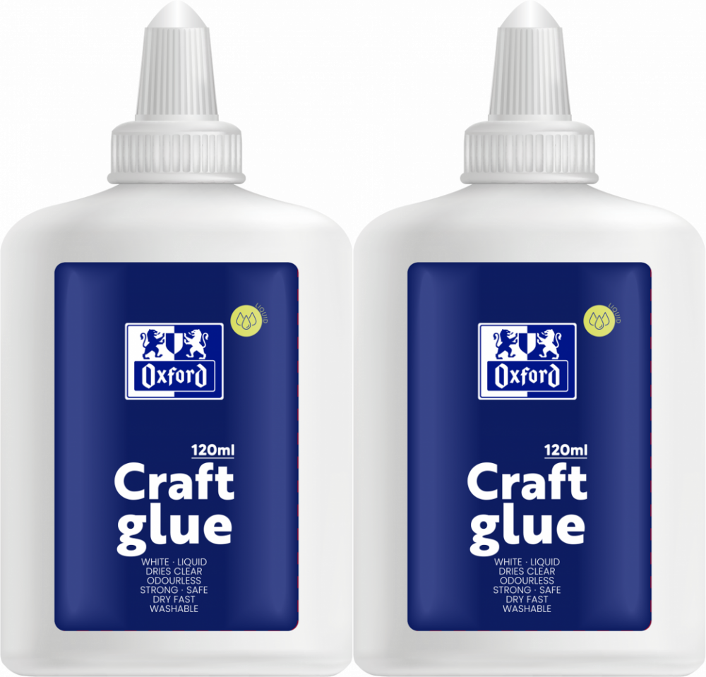 2x Klej Oxford Craft, w płynie, 120ml, biały