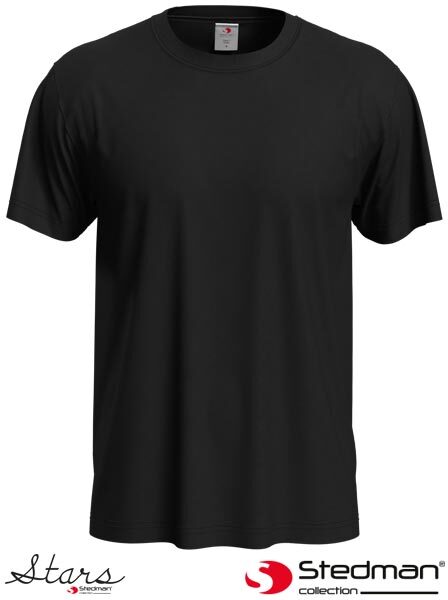 T-shirt Stedman ST2000, 155g, damski/męski, rozmiar XXXXL, czarny