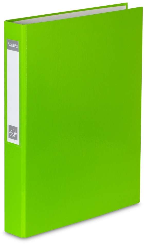 Segregator VauPe FCK, A4, szerokość grzbietu 40mm, do 150 kartek, 2 ringi, jasnozielony