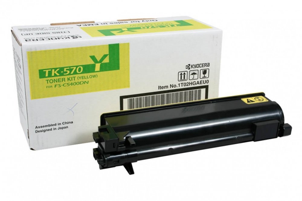 Toner Kyocera TK-570Y (1T02HGAEU0), 12000 stron, yellow (żółty)