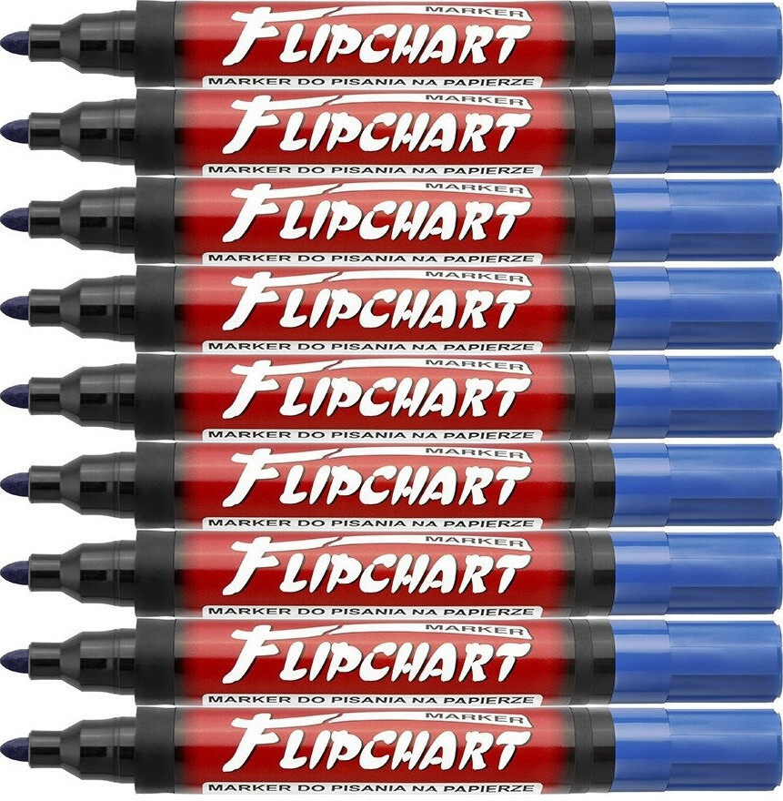 5x Marker do flipchartów Kamet Standard, okrągła, 5mm, niebieski