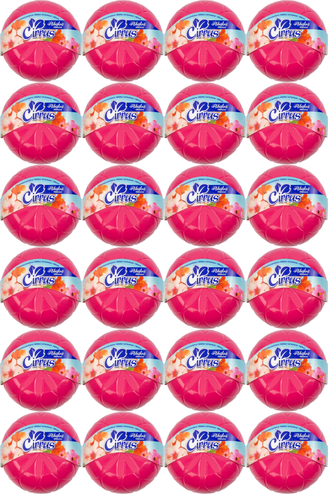 24x Odświeżacz powietrza Cirrus kwiat, hibiskus, żel, 150g