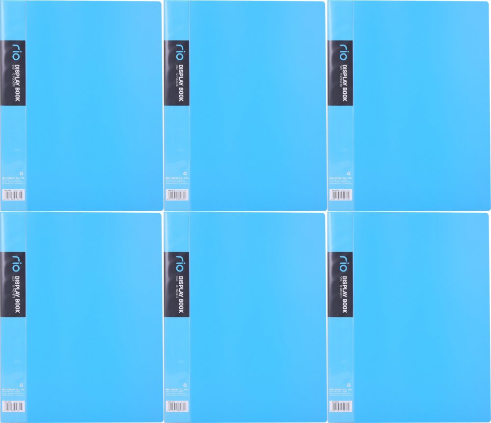 6x Album ofertowy Deli Rio, A4, 10 koszulek, niebieski