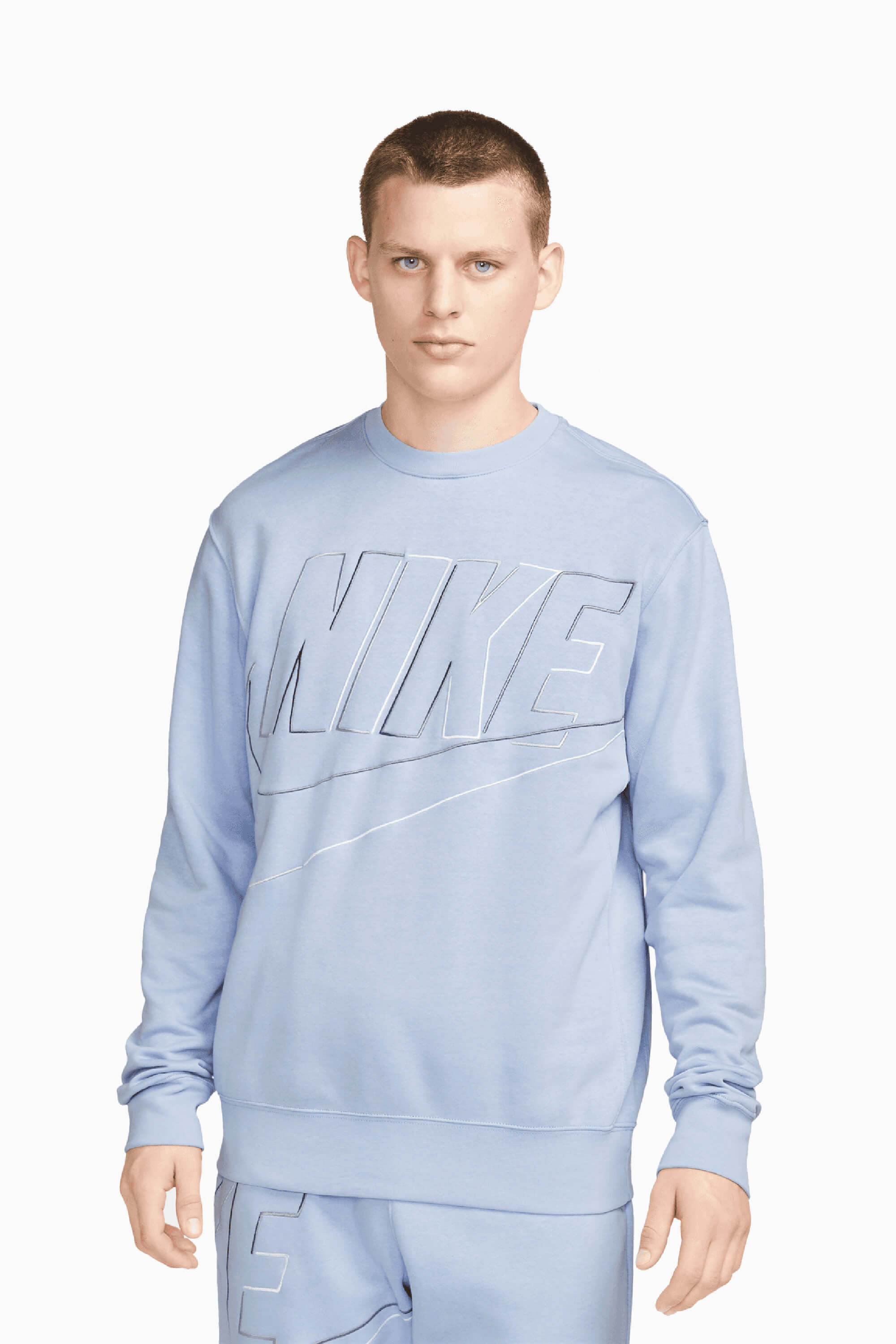 Bluza Nike Club Fleece+ - Błękitny