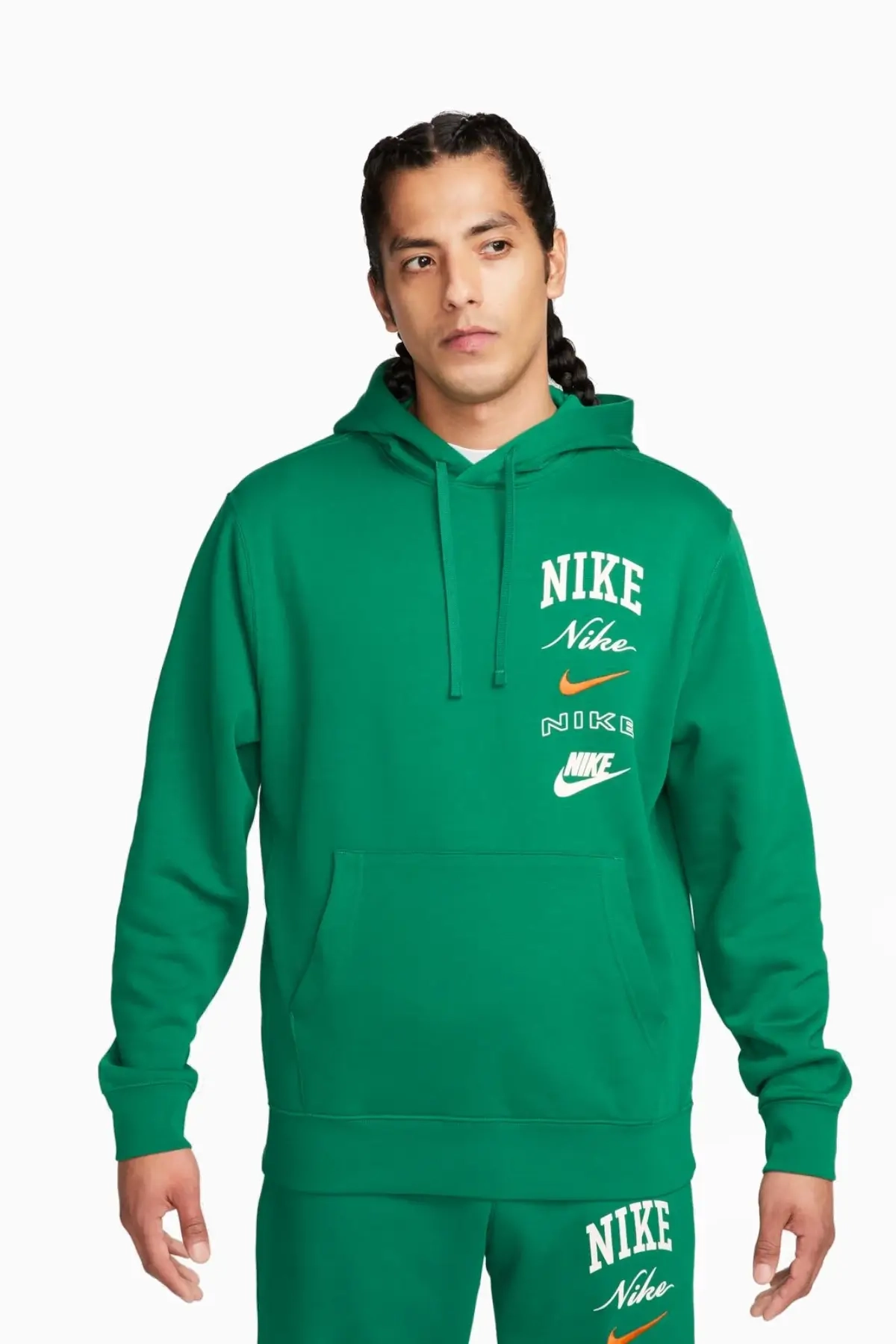 Bluza z kapturem Nike Club Fleece - Zielony