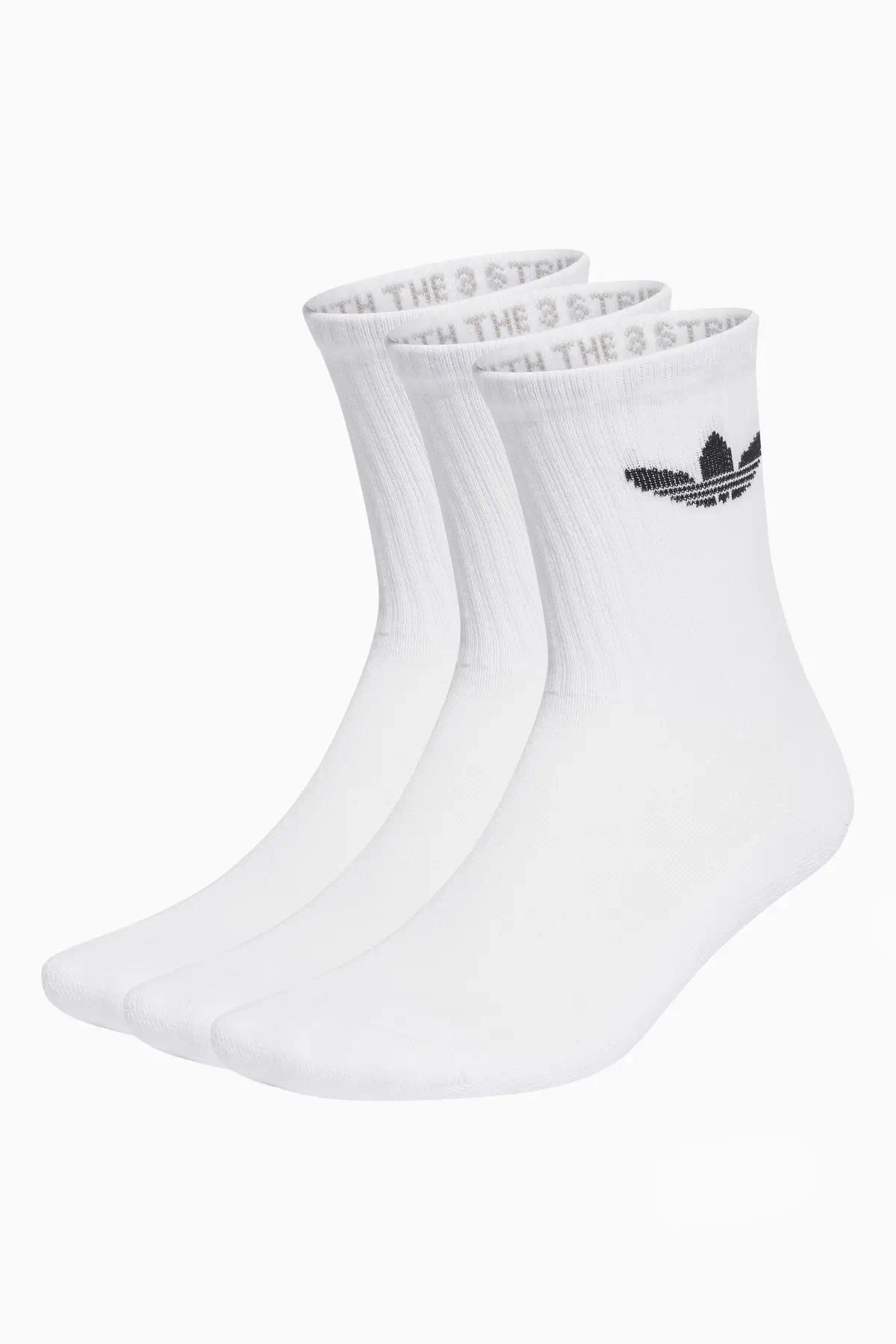 Skarpety adidas Trefoil Cushion Crew 3 Pairs - Biały