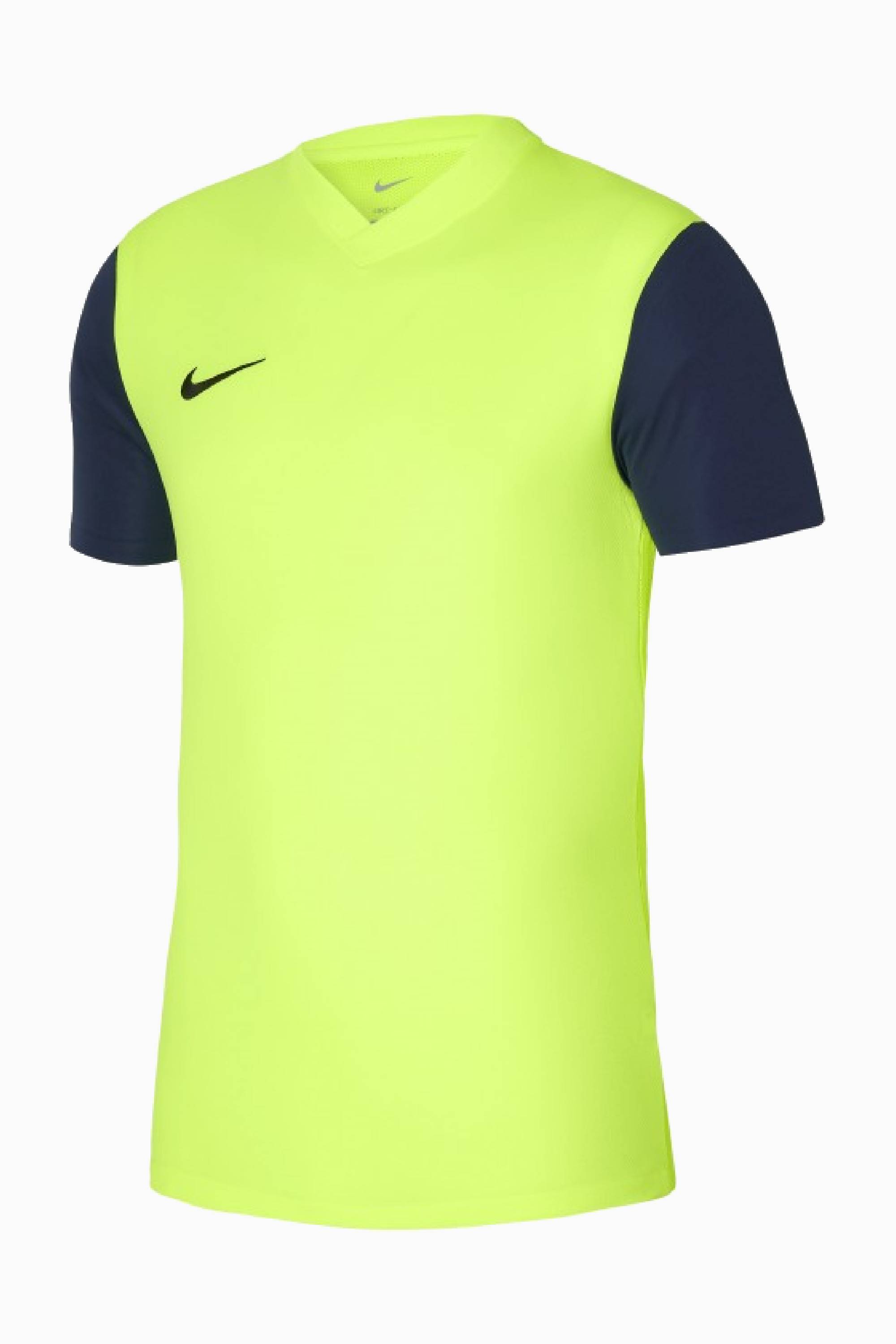 Koszulka Nike Dry Tiempo Premier II Junior - Limonkowy