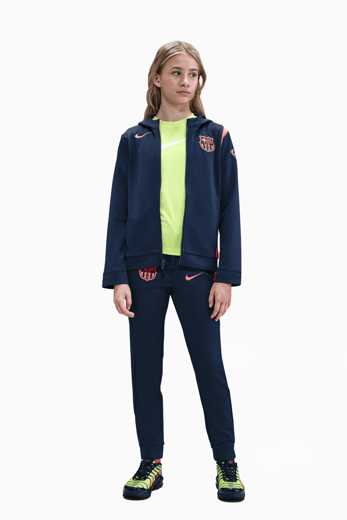 Dres Nike FC Barcelona 25/26 Strike Junior - Granatowy