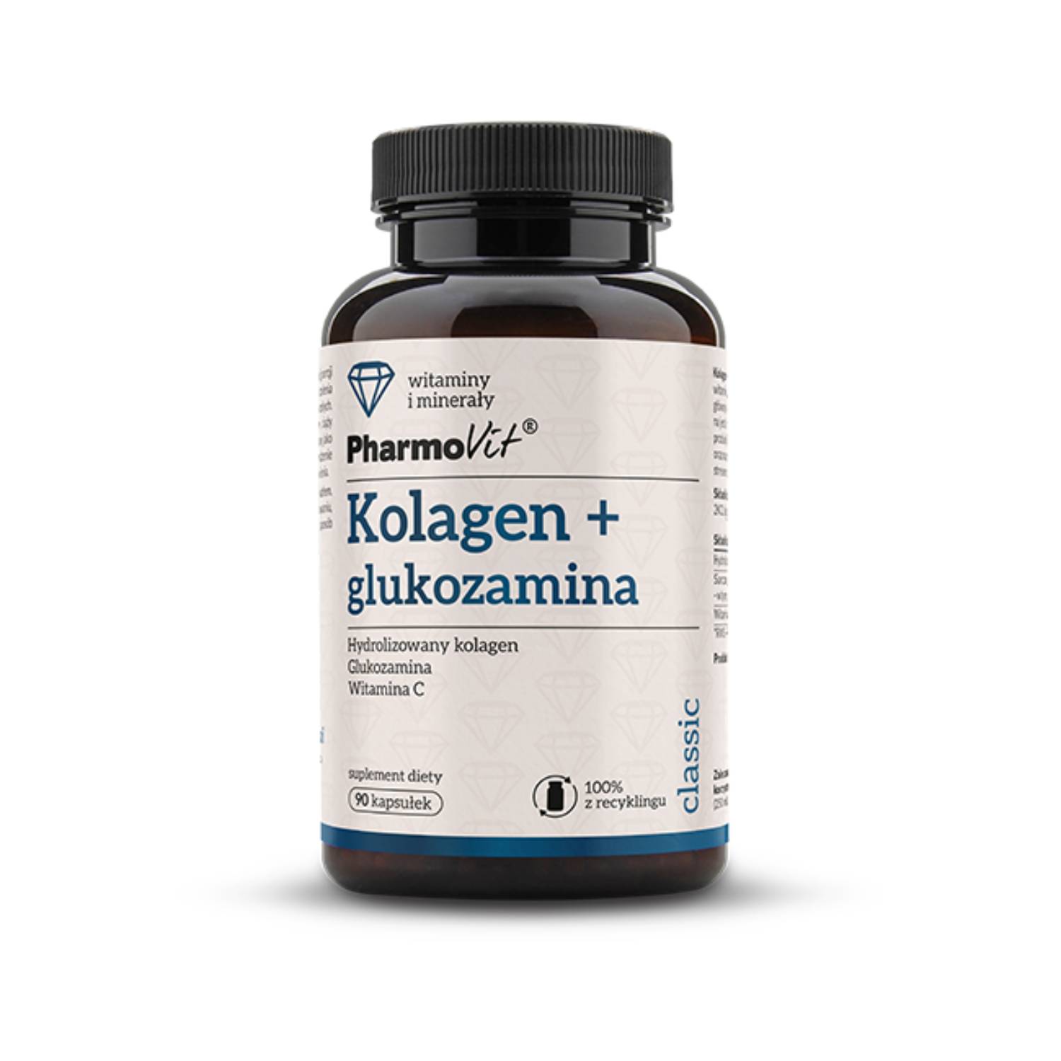 Pharmovit kolagen + glukozamina, 90 kapsułek