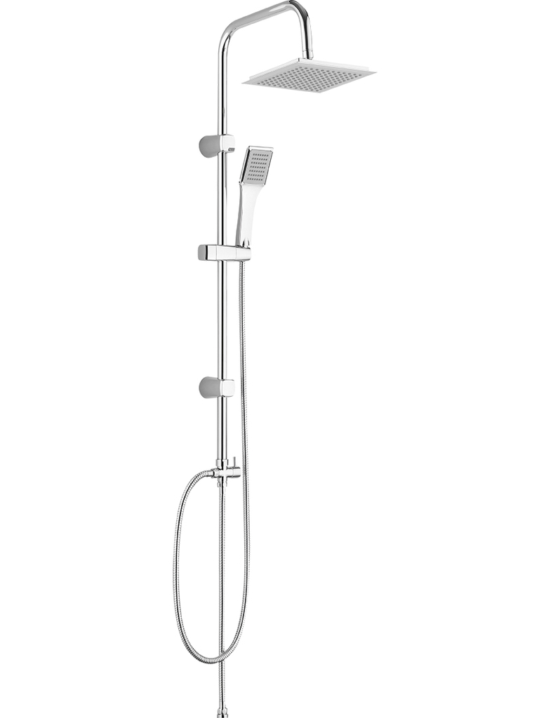 Kuchinox Hiro zestaw prysznicowy ścienny z deszczownicą chrom PKH00KX - Wysyłka w 24h