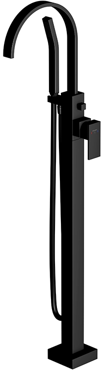 Steinberg 135 bateria wannowo-prysznicowa wolnostojąca czarny mat 1351162S