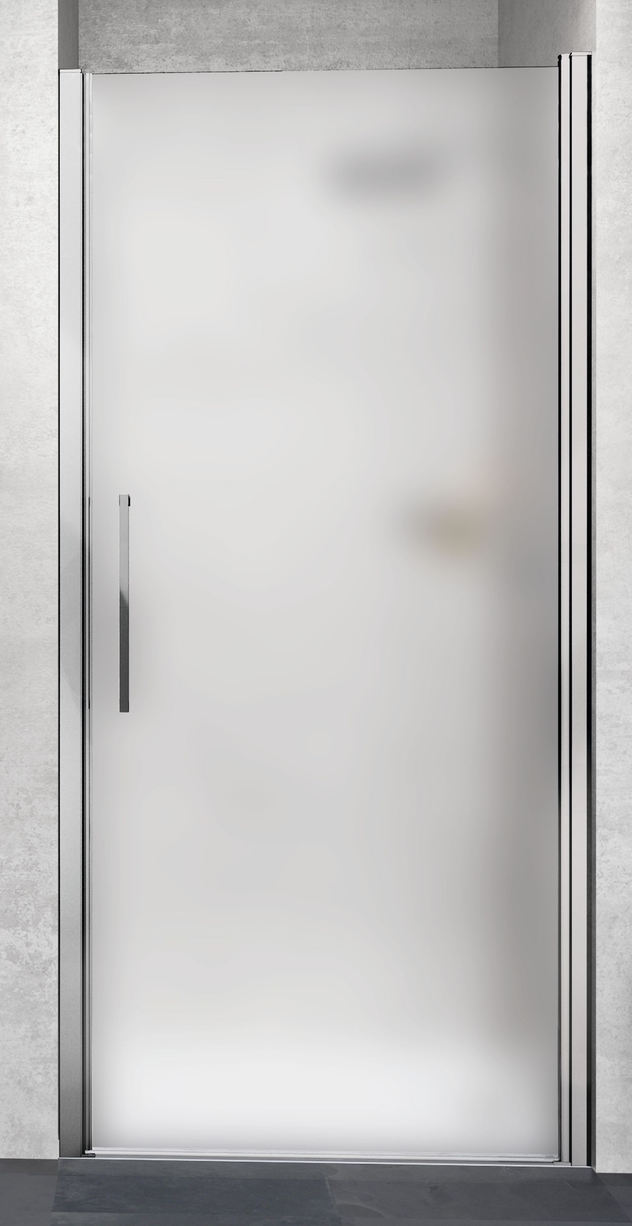 Novellini Young 1B drzwi prysznicowe 72 cm chrom/szkło satynowe Y21B72-4K