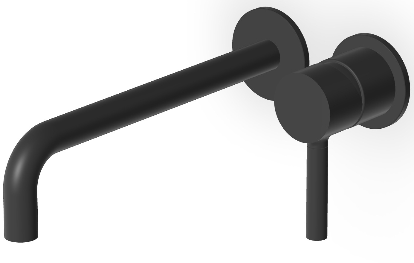 Zucchetti Pan bateria umywalkowa podtynkowa czarny mat ZP6123.N6