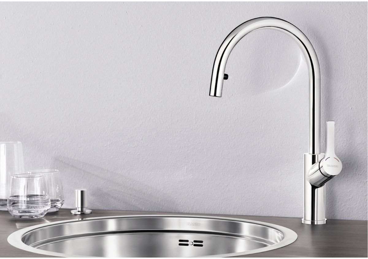 Blanco Carena-S bateria kuchenna stojąca chrom 520767