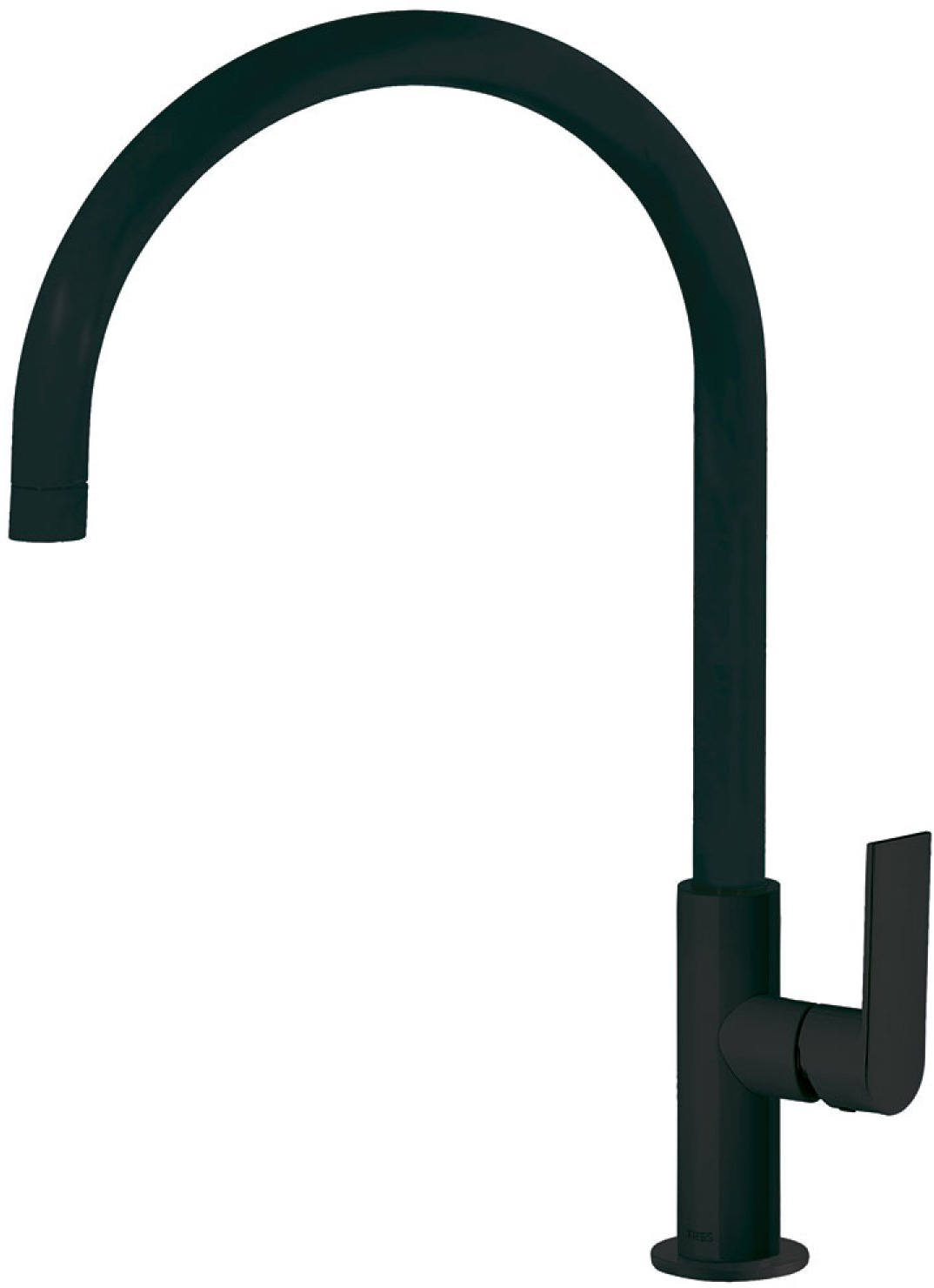 Tres Loft-Tres bateria umywalkowa czarny mat 200.205.06.NM