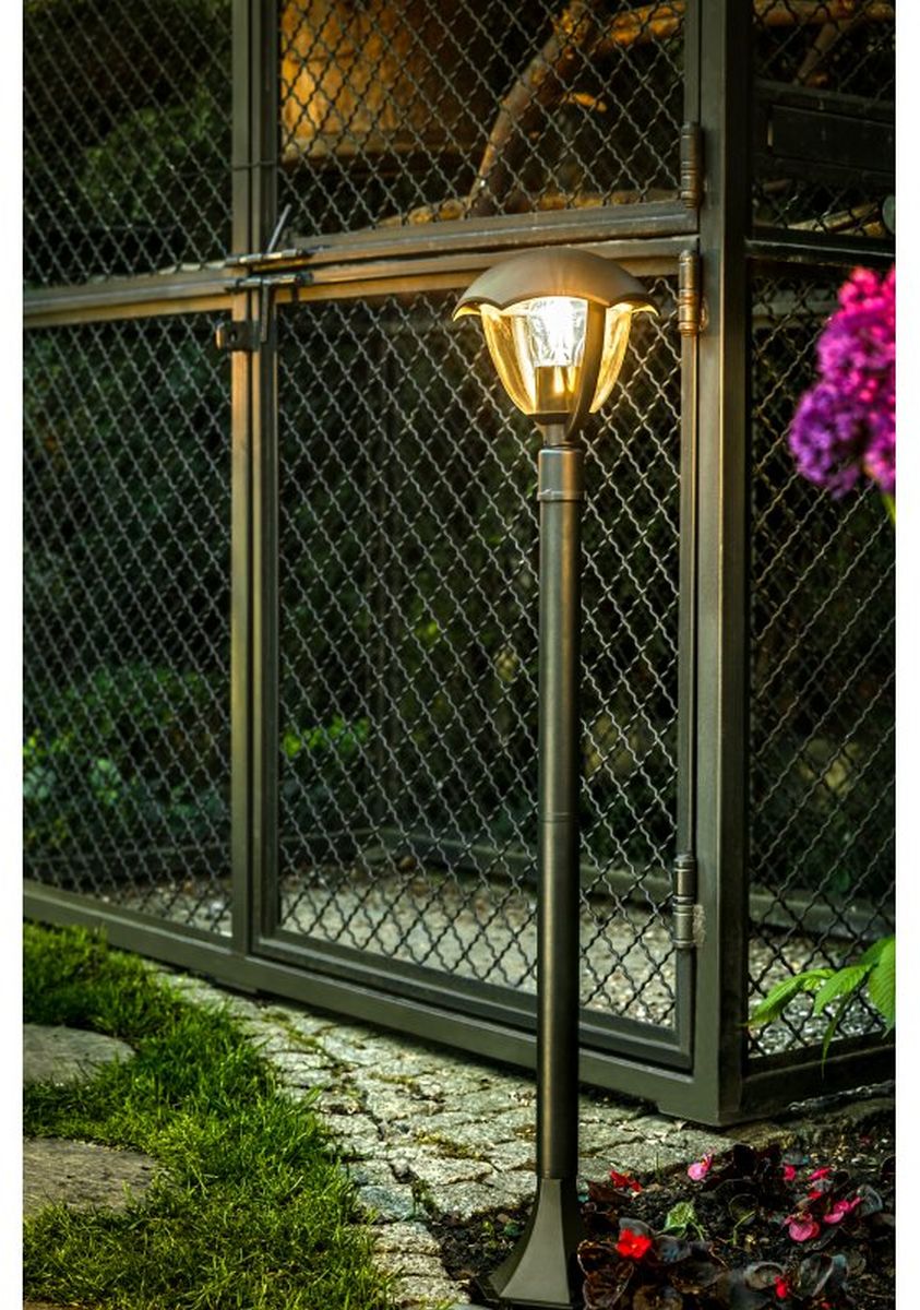 GTV Grande-P lampa stojąca zewnętrzna 1x60 W czarna OS-GRA00P-00