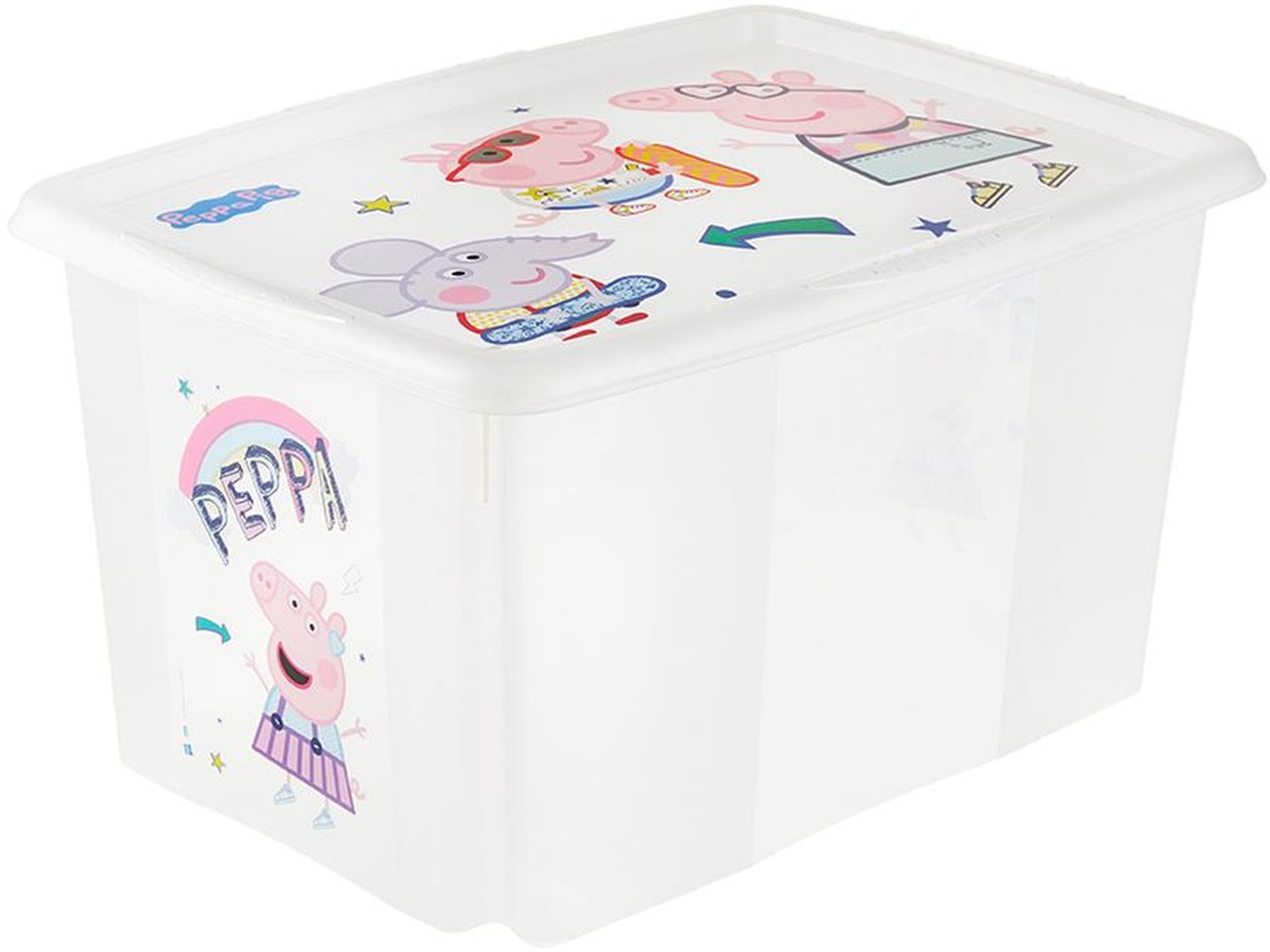 Keeeper Karolina pojemnik do przechowywania 45 l Peppa transparent 1223900119400