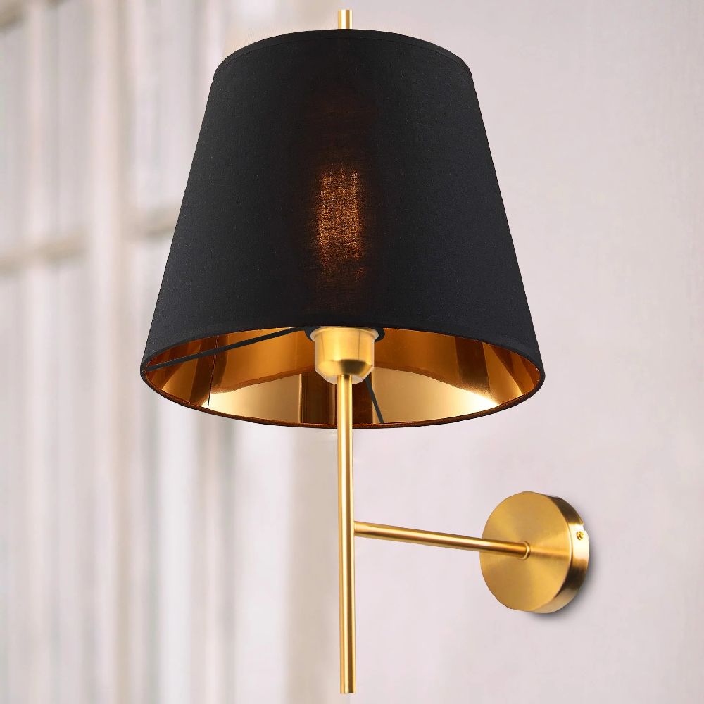 Goldlux Elena kinkiet 1x20 W czarny 325839