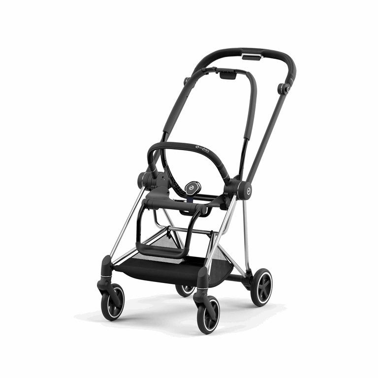 Cybex Stelaż do wózka Mios 3.0 - rama w zestawie ze stelażem siedziska-Chrome z czarną rączką