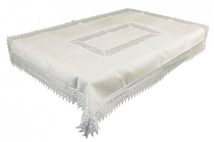Obrus gipiurowy rozmiar 140x350 wzór kremowy (144)