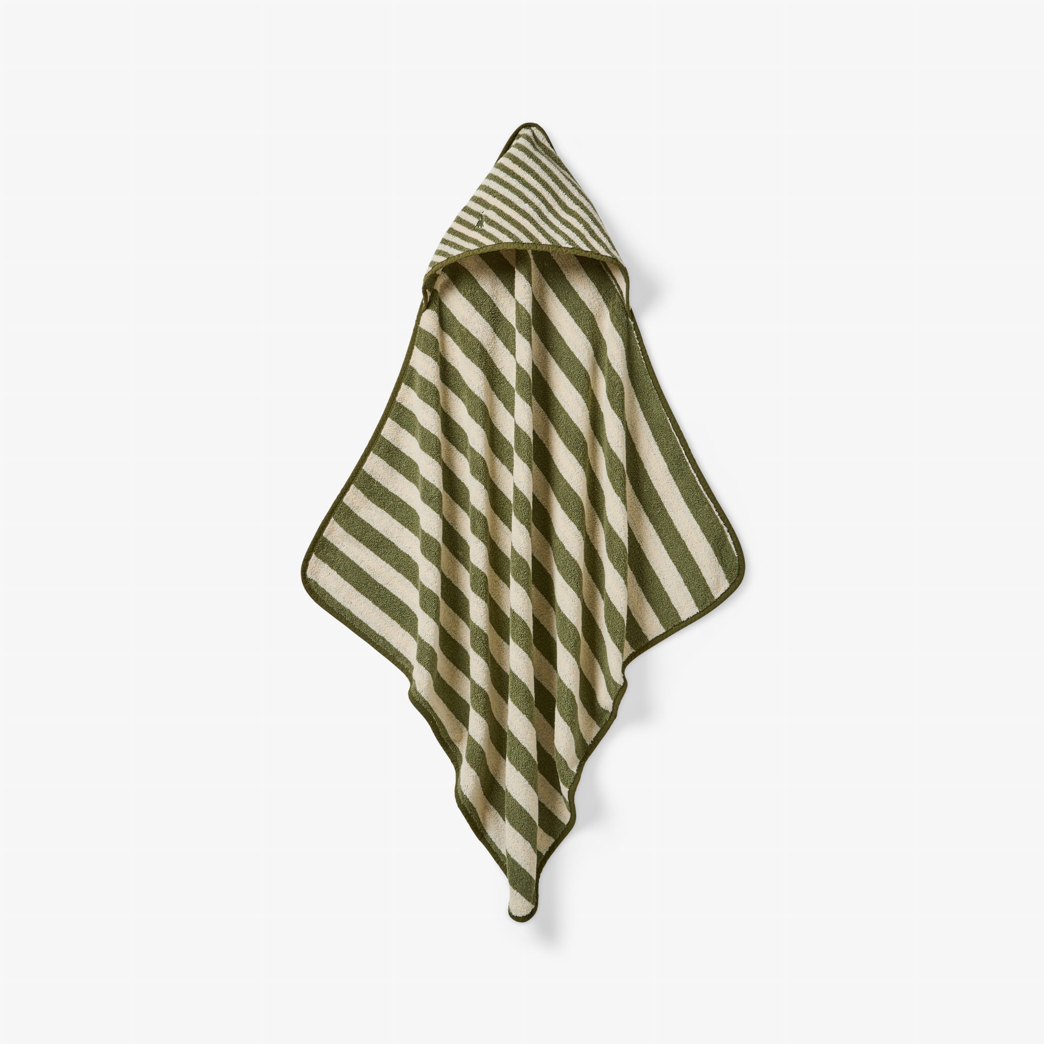 ręcznik z kapturkiem ELIE bawełna kaki