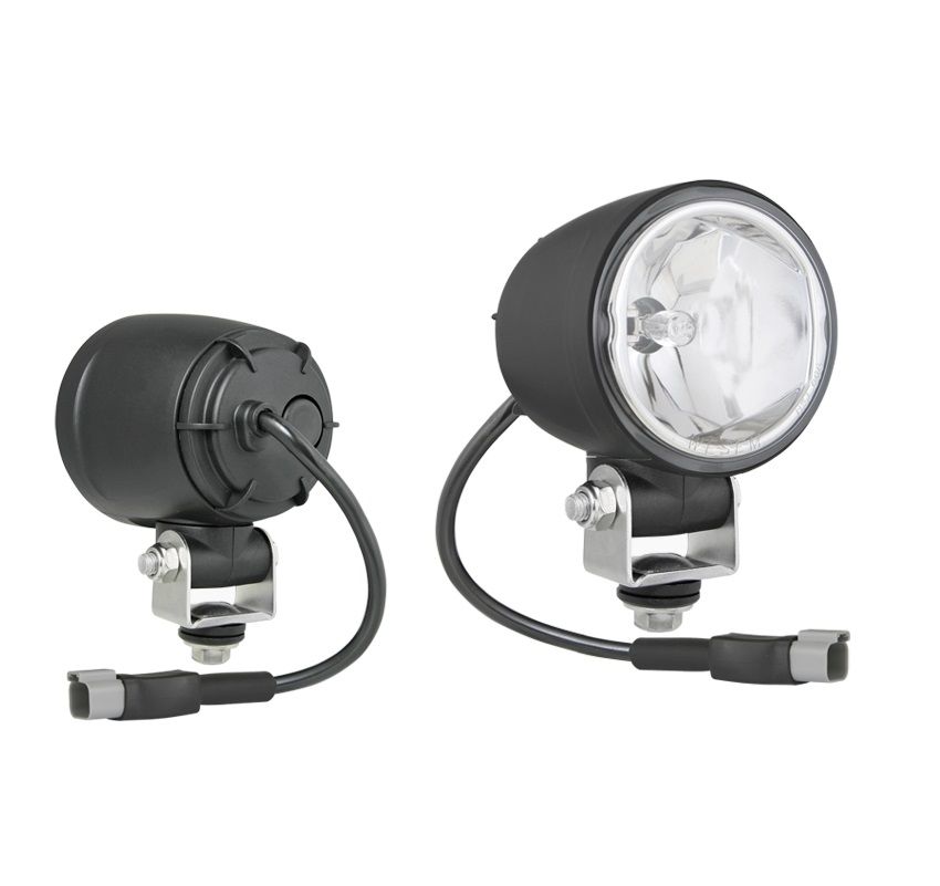 Halogenowa lampa robocza przewód i złączem Deutsch DT04-2P H3 12V LOR6.41553 Wesem