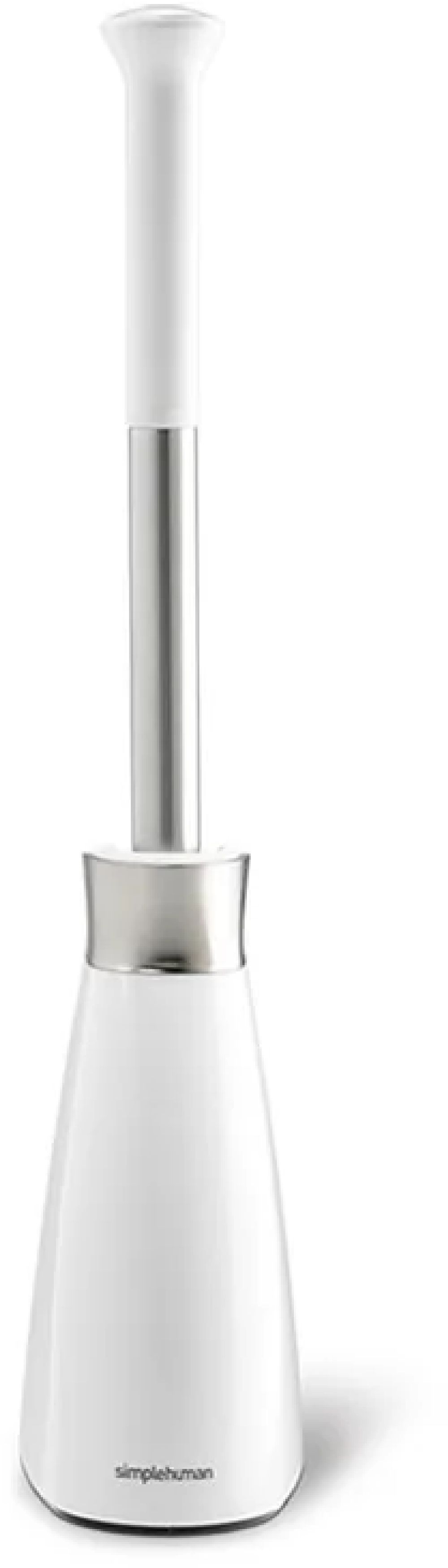 Darmowa Dostawa - Szczotka toaletowa z rączką stojąca biała Simple Human BT1083