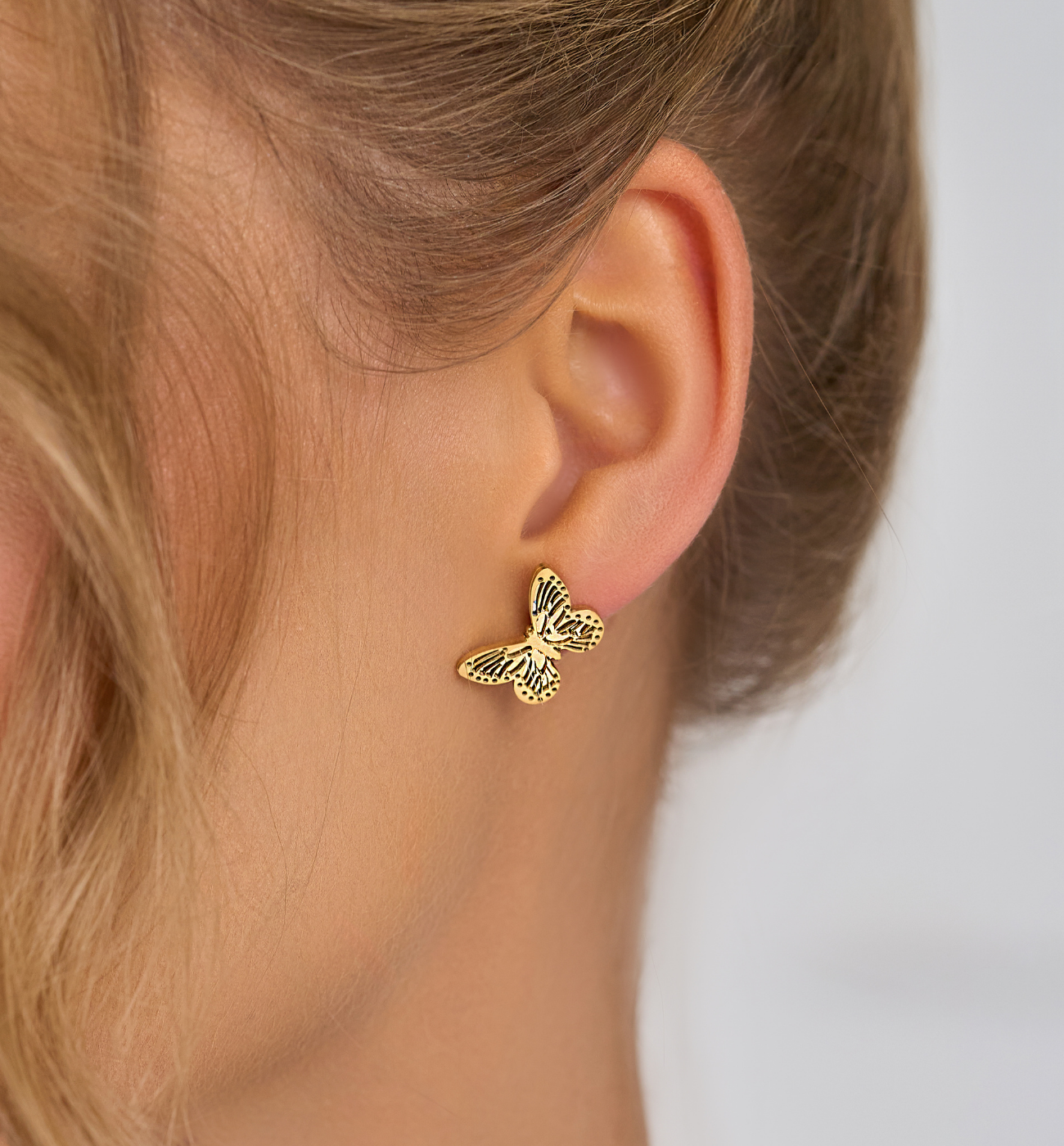 Kolczyki motylki złote Golden Harmony KSA1933