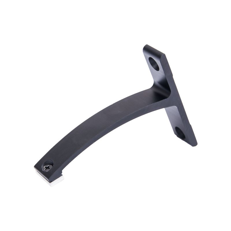 Wspornik pojedynczy aluminium black 10 cm