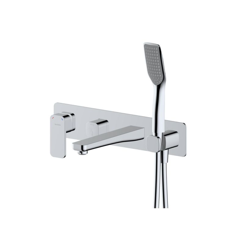 Bateria wannowo-prysznicowa Oltens Hadsel podtynkowa chrom, jednouchwytowa, z zestawem natryskowym, 1 szt.