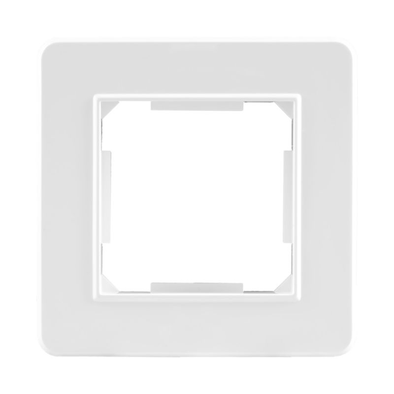Ramka pojedyncza DPM Solid QUAD biała
