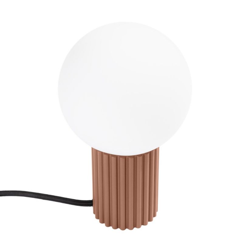 Lampa biurkowa Sollux Lighting Halo mocco-biała 1 x G9 x 8W IP20 wym: 19 x 12 x 12 cm szkło - 1 szt.