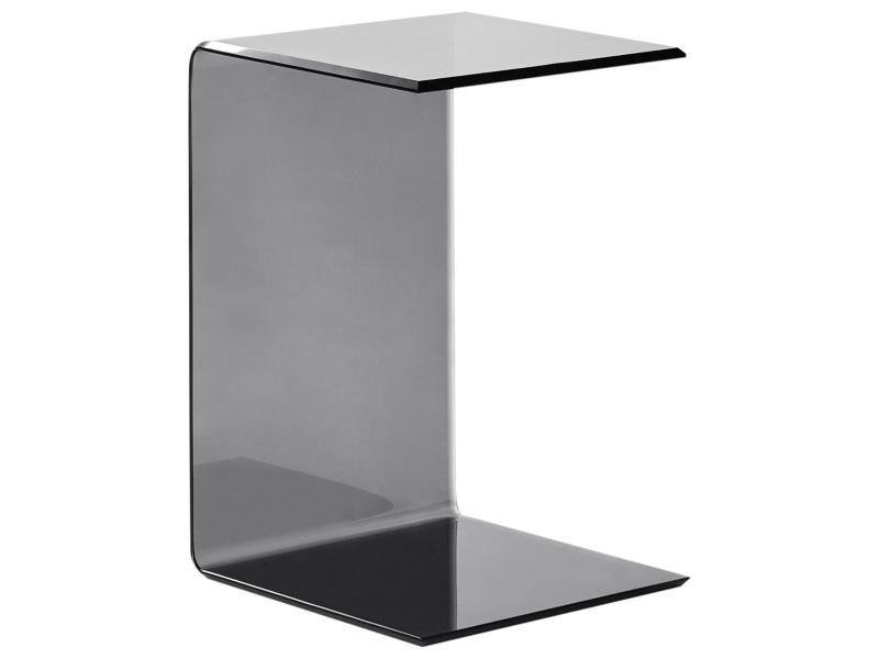 Stolik pomocniczy Lourdes Szkło Czarny 1 szt.