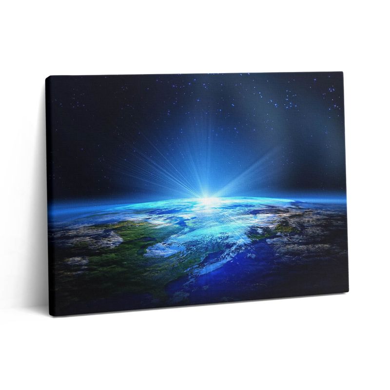 Obraz na płótnie Wallfluent 80x60 cm Ziemia z kosmosu 1 szt.